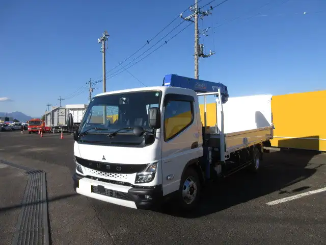 三菱 キャンター 小型 クレーン付 パワーゲート 4段｜画像1