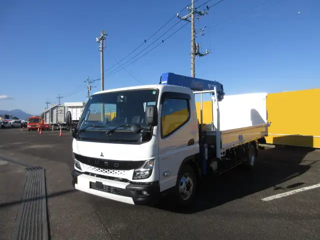 三菱 キャンター 小型 クレーン付 パワーゲート 4段｜画像1