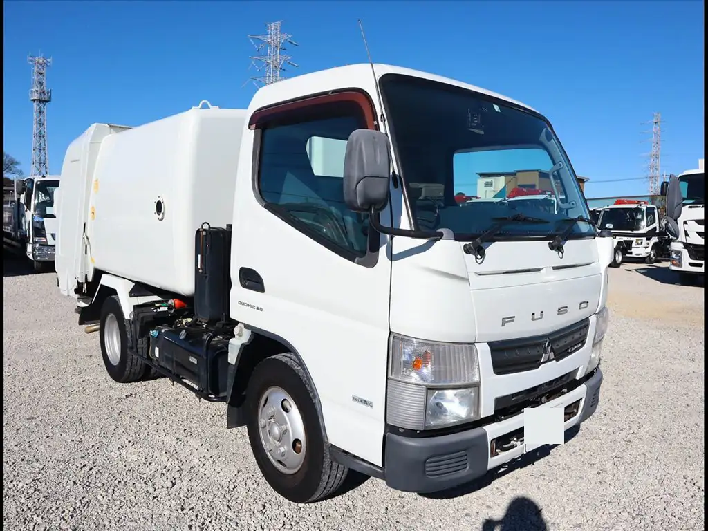 三菱 キャンター 小型 パッカー車 巻き込み式 回転ダンプ式の中古トラック画像2