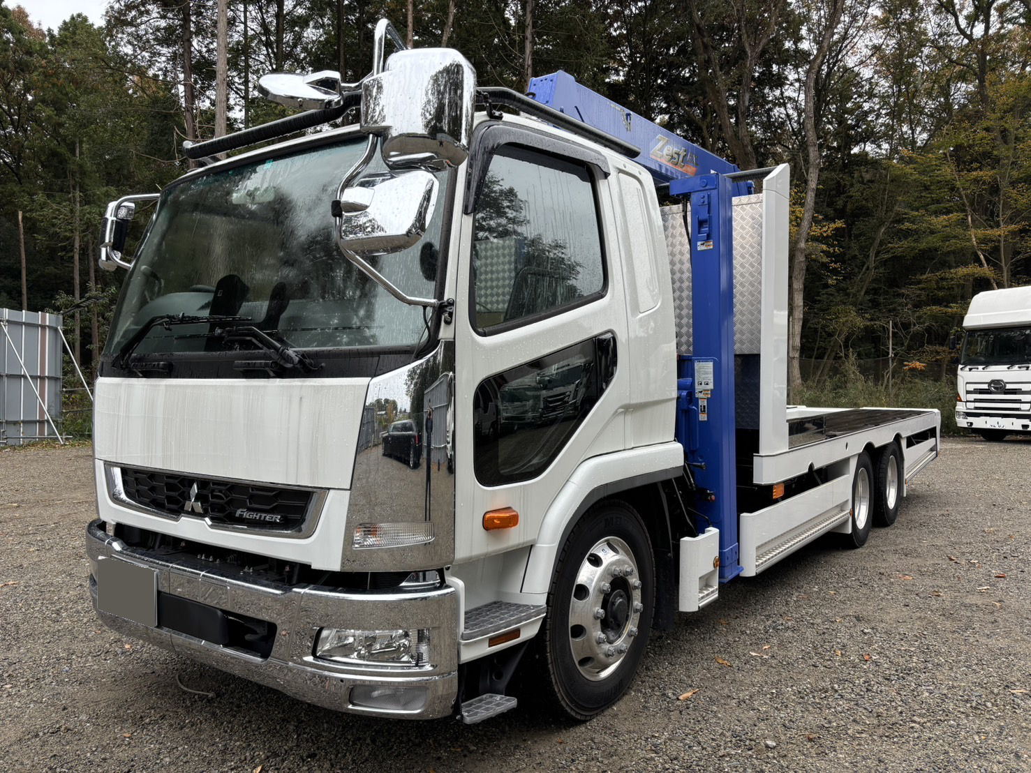 三菱 ファイター 中型/増トン 車両重機運搬 セルフローダー 2DG-FQ62F