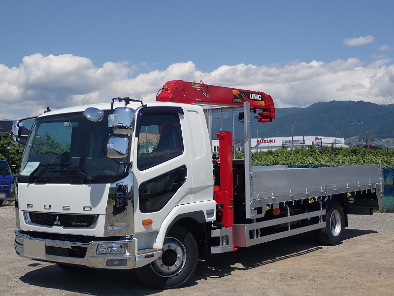 三菱 ファイター 中型/増トン 車両重機運搬 セルフローダー 2KG-FK62FZ