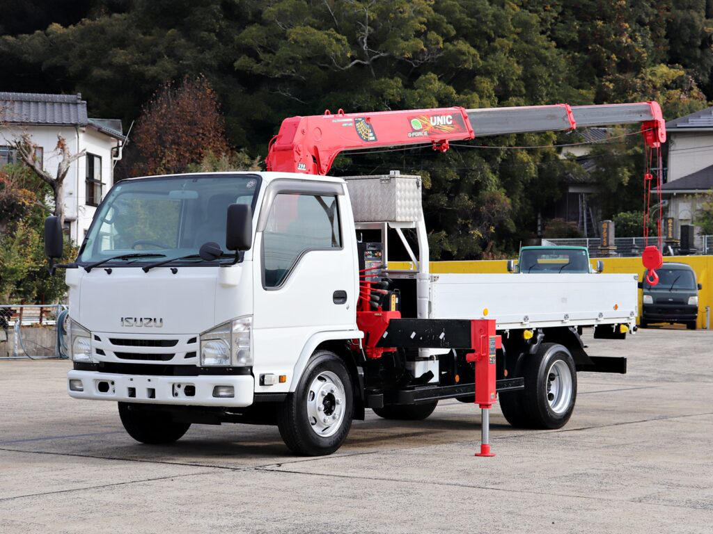 いすゞ エルフ 小型 クレーン付 標準ロング