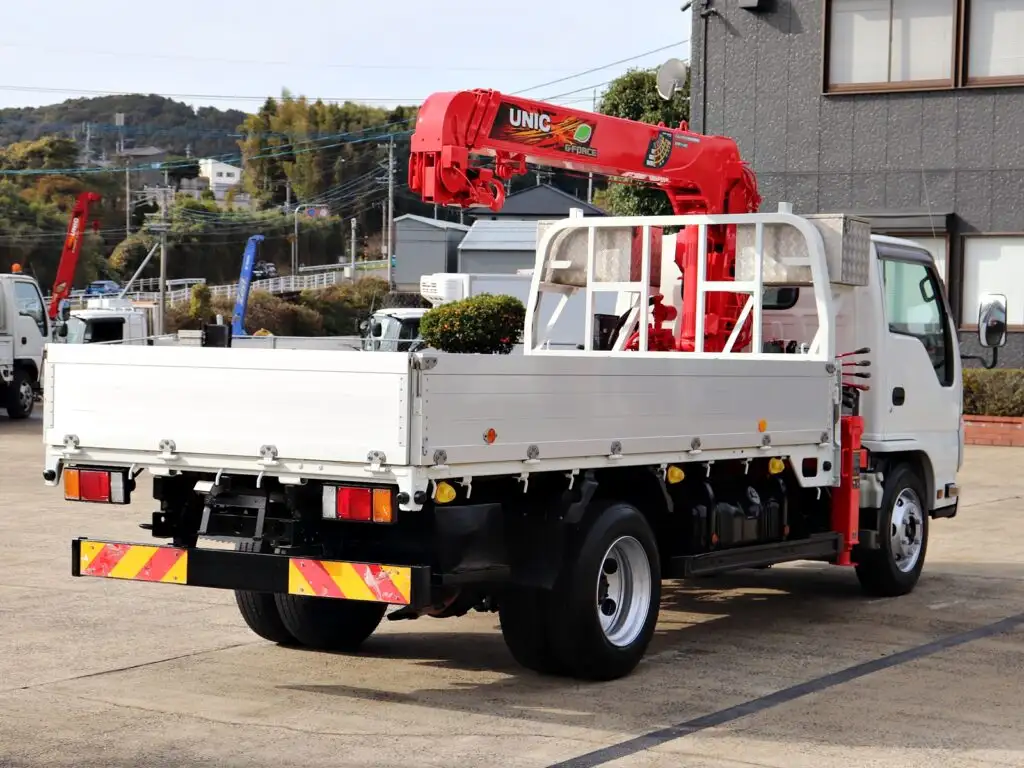 いすゞ エルフ 小型 クレーン付 アルミブロック 3段の中古トラック画像4