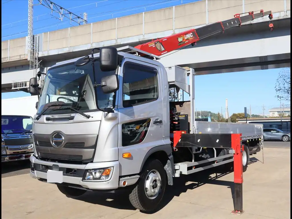 日野 レンジャー 中型/増トン クレーン付 アルミブロック 6段｜画像1