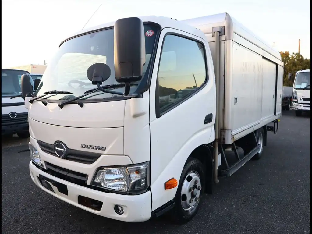 日野 デュトロ 小型 アルミバン ボトルカー サイドドアの中古トラック画像1