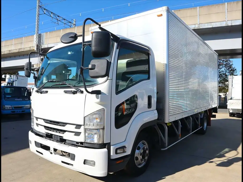 いすゞ フォワード 中型/増トン アルミバン パワーゲート 2PG-FRR90S2の中古トラック画像1