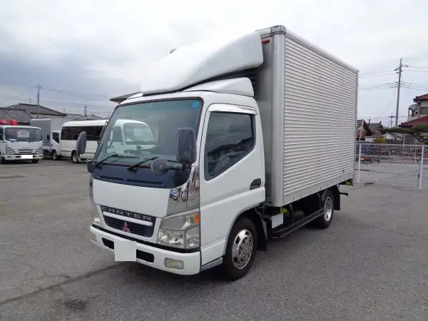 三菱 キャンター 小型 アルミバン PA-FE72DC H16の中古トラック画像1