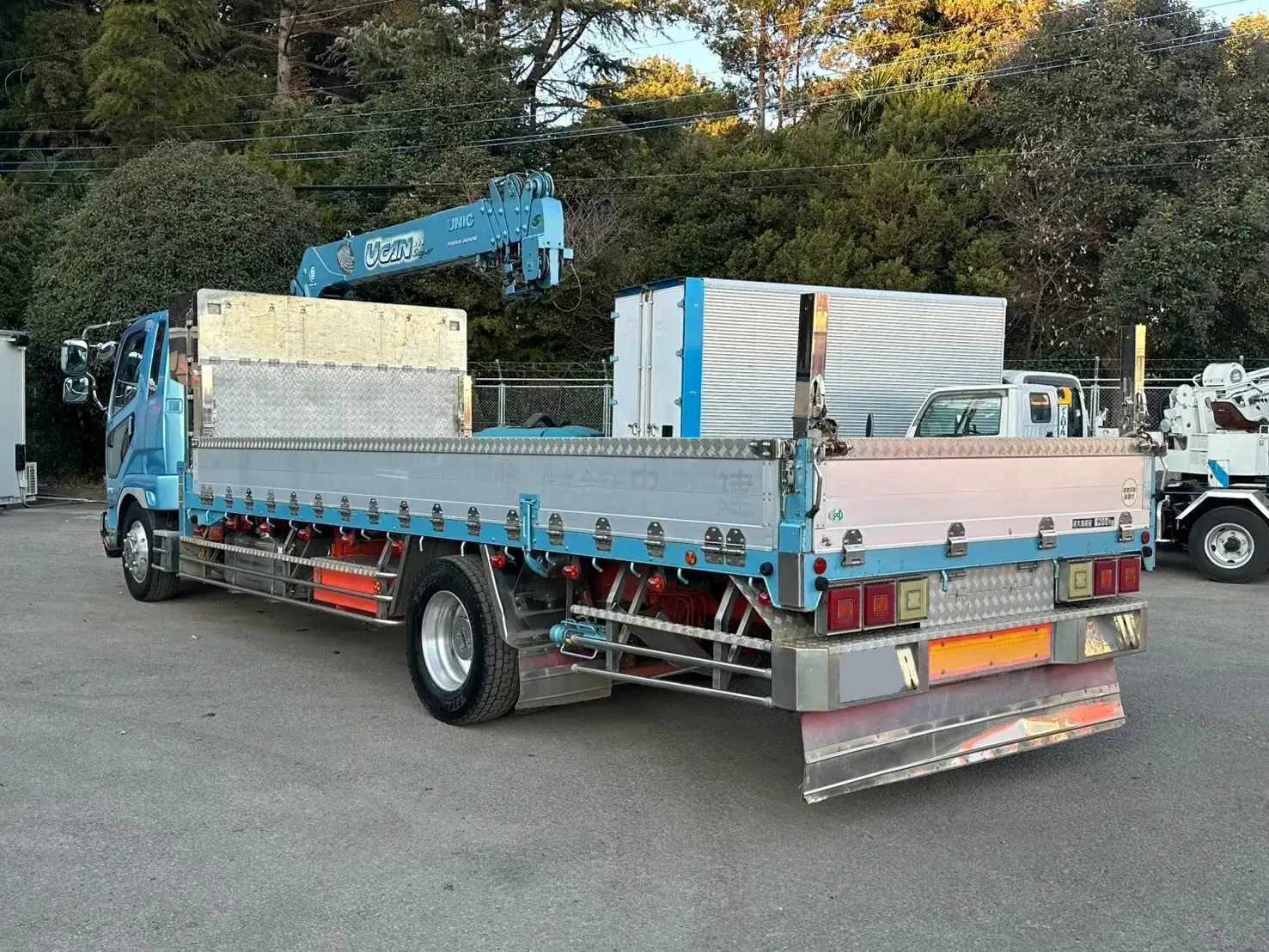 三菱 ファイター 中型/増トン クレーン付 床鉄板 アルミブロックの中古トラック画像5