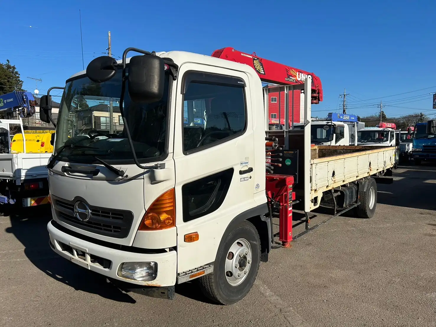 日野 レンジャー 中型/増トン クレーン付 4段 ラジコンの中古トラック画像1