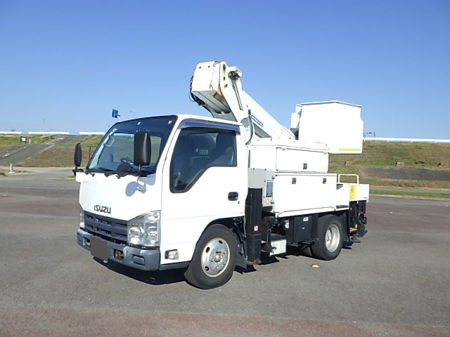 いすゞ エルフ 小型 高所・建柱車 高所作業車 TKG-NKR85AN