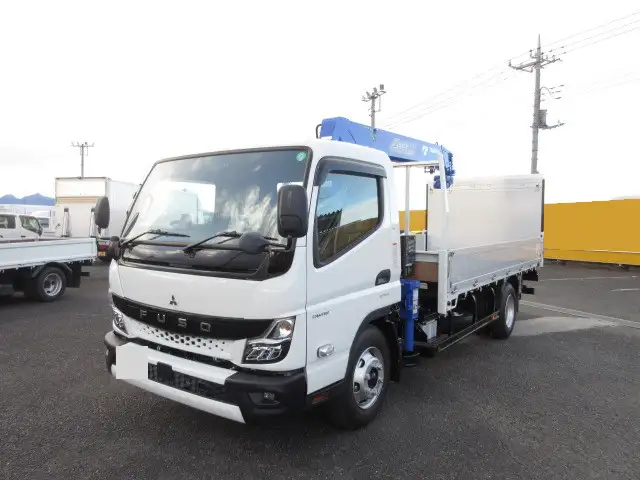 三菱 キャンター 小型 クレーン付 パワーゲート アルミブロック｜画像1