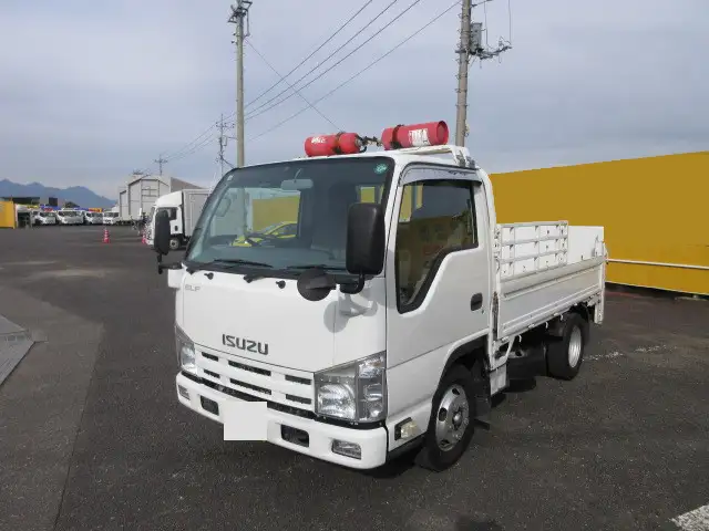 いすゞ エルフ 小型 平ボディ パワーゲート 床鉄板｜画像1