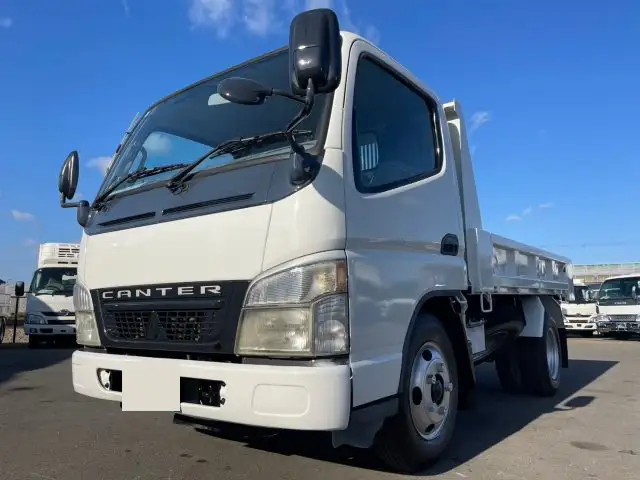 三菱 キャンター 小型 ダンプ Lゲート PA-FE71BBDの中古トラック画像1