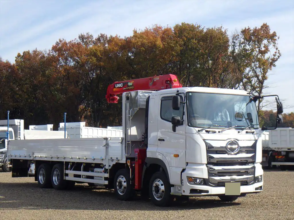 日野 プロフィア 大型 クレーン付 エアサス 4段の中古トラック画像2