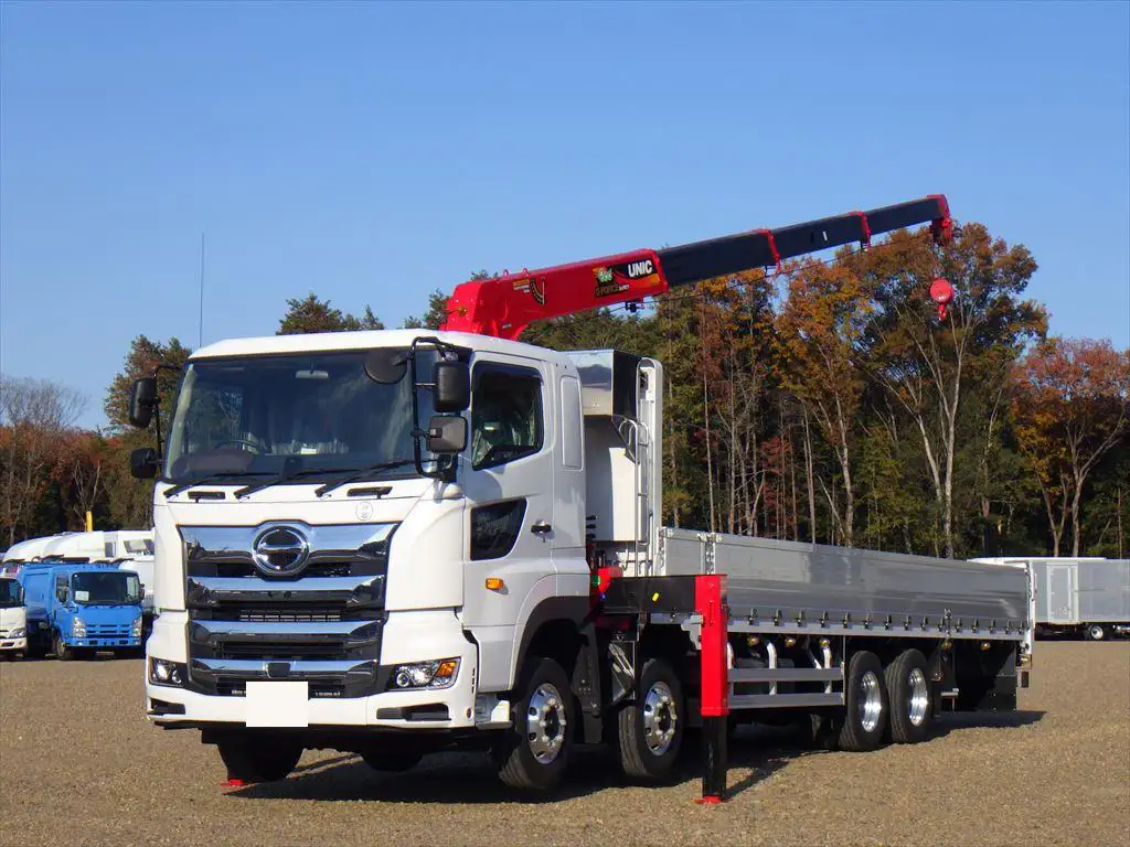 日野 プロフィア 大型 クレーン付 エアサス 4段の中古トラック画像1