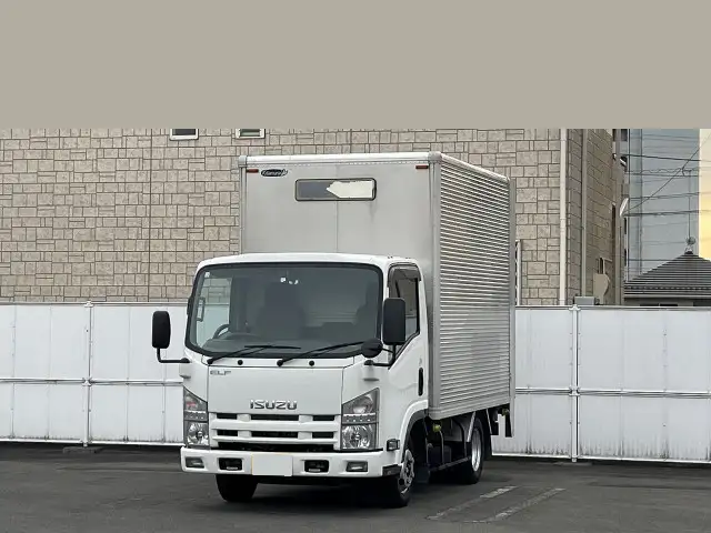 いすゞ エルフ 小型 アルミバン パワーゲート BKG-NLR85ANの中古トラック画像1