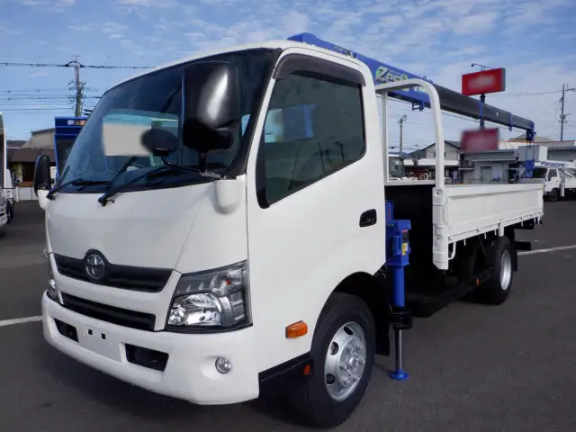 トヨタ トヨエース 小型 クレーン付 床鉄板 4段の中古トラック画像1