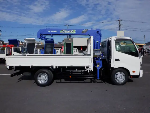 トヨタ トヨエース 小型 クレーン付 床鉄板 4段の中古トラック画像2