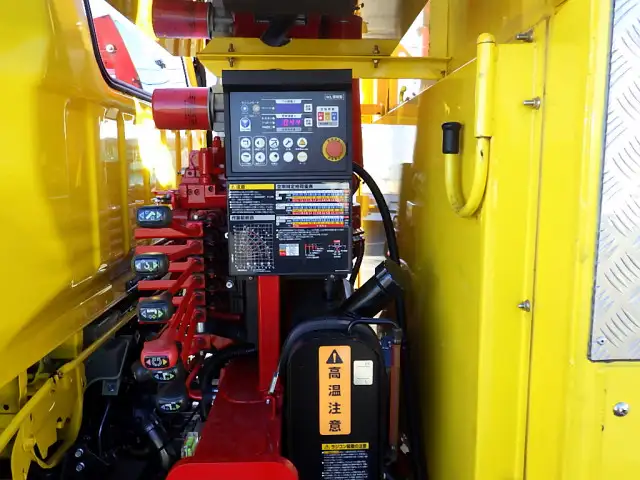 三菱 キャンター 小型 クレーン付 床鉄板 4段の中古トラック画像8