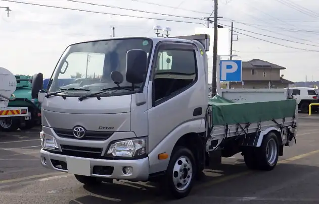 トヨタ ダイナ 小型 平ボディ 幌 パワーゲート｜画像1