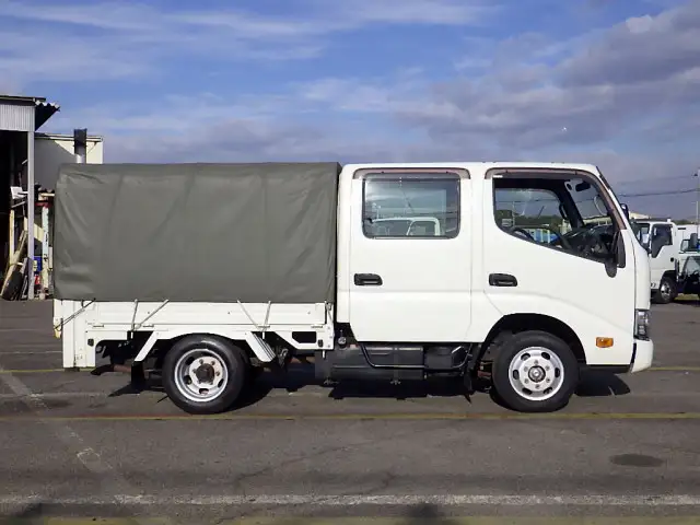 トヨタ ダイナ 小型 平ボディ Wキャブ 幌の中古トラック画像2