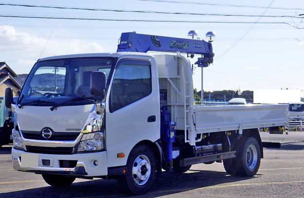 日野 デュトロ 小型 クレーン付 パワーゲート アルミブロック の中古トラック【車両No.160613】