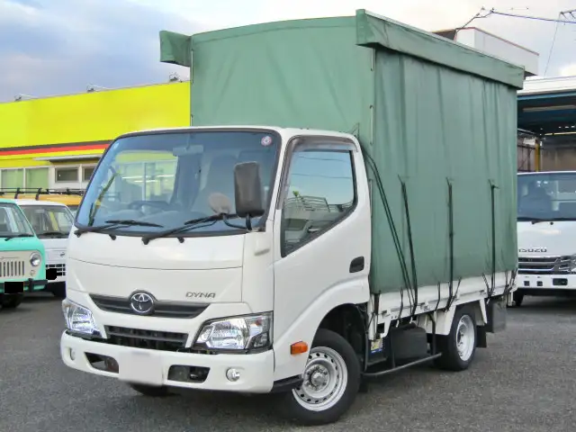 トヨタ ダイナ 小型 平ボディ 幌 QDF-KDY221の中古トラック画像1