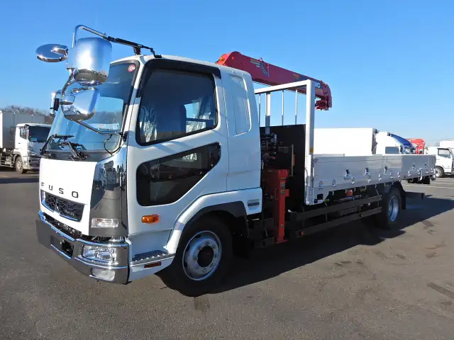 三菱 ファイター 中型/増トン クレーン付 アルミブロック 4段の中古トラック画像1