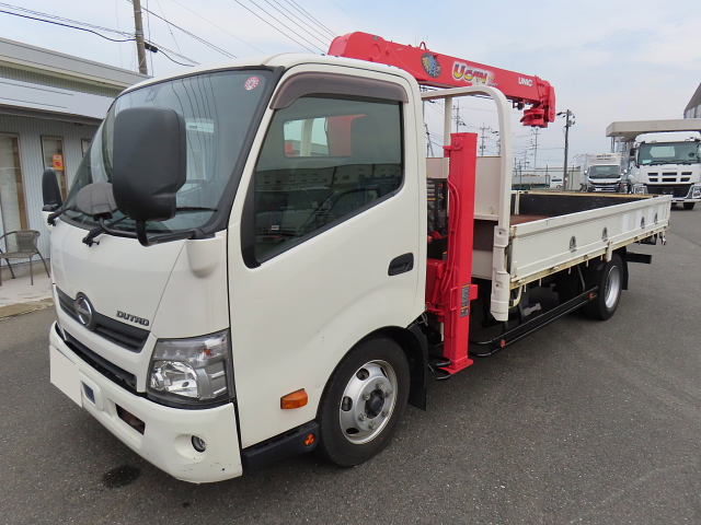 日野 デュトロ 小型 車両重機運搬 セルフローダー TKG-XZU722M
