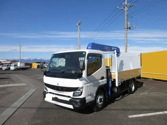 三菱 キャンター 小型 クレーン付 パワーゲート アルミブロック｜画像1