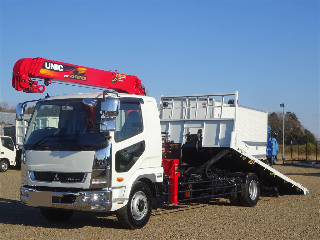 三菱 ファイター 中型/増トン 車両重機運搬 セーフティーローダー 2KG-FK62FZ
