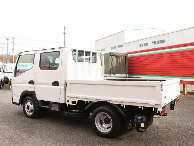 三菱 キャンター 小型 平ボディ Wキャブ TPG-FBA00の中古トラック画像4