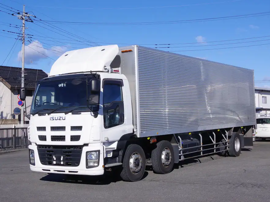 いすゞ ギガ 大型 アルミバン ベッド QKG-CXG77A｜画像1