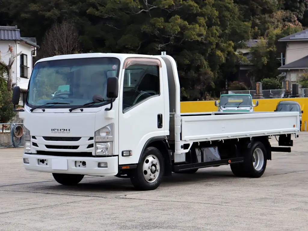 いすゞ エルフ 小型 平ボディ TRG-NPR85AR H28｜画像1