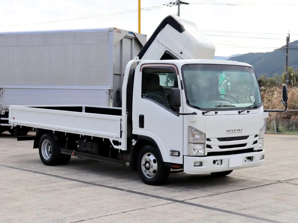 いすゞ エルフ 小型 平ボディ TRG-NPR85AR H28の中古トラック画像2