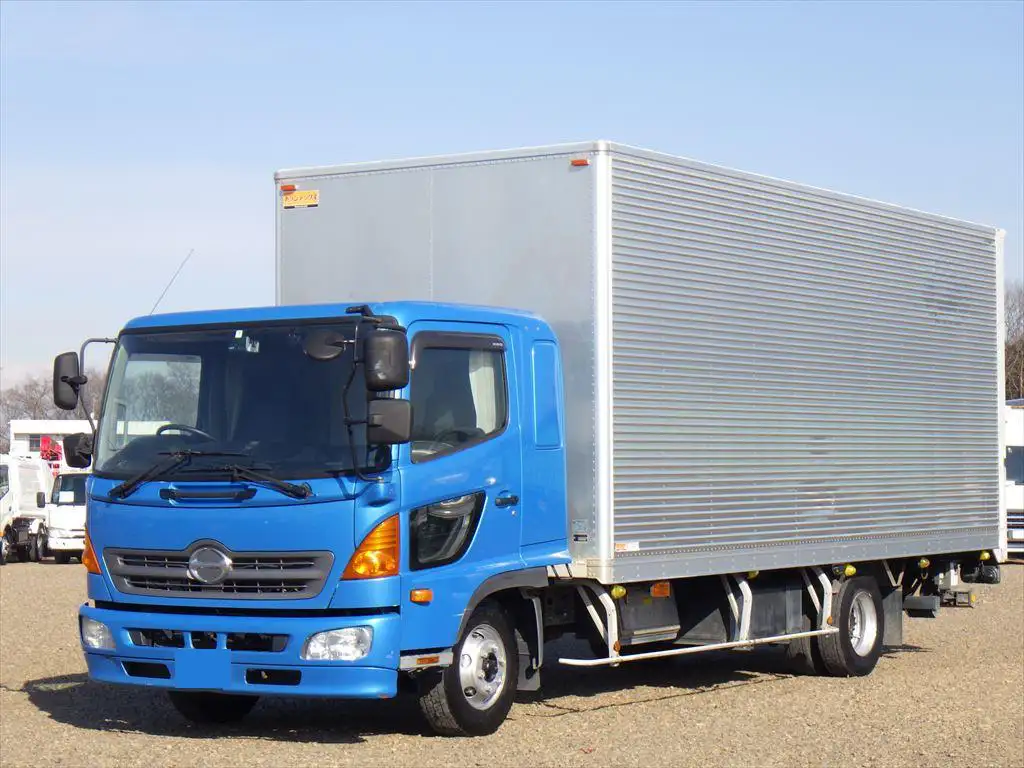 日野 レンジャー 中型/増トン アルミバン パワーゲート ベッドの中古トラック画像1