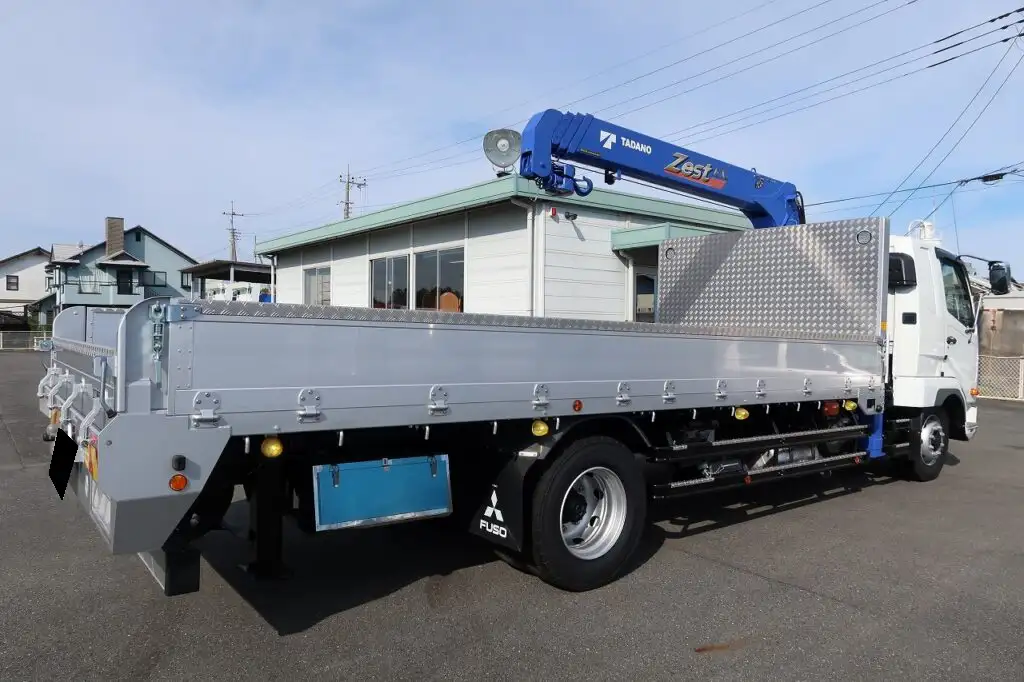 三菱 ファイター 中型/増トン 車両重機運搬 4段クレーン ラジコンの中古トラック画像4