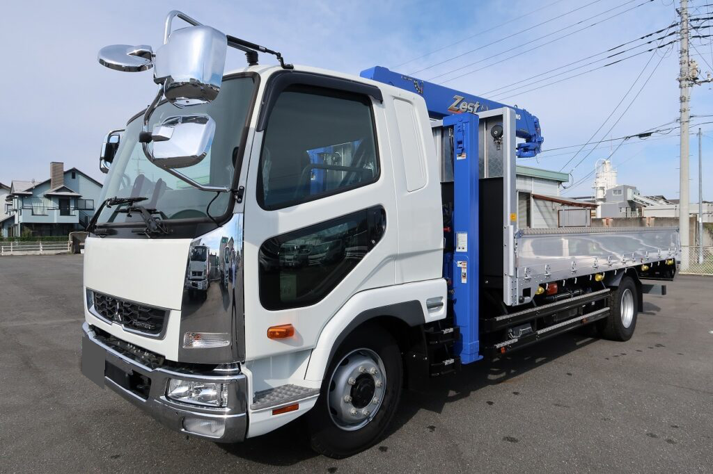 三菱 ファイター 中型/増トン 車両重機運搬 セルフローダー 2KG-FK62FZ
