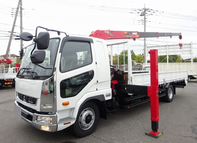 三菱 ファイター 中型/増トン 車両重機運搬 セルフローダー 2KG-FK62FZ