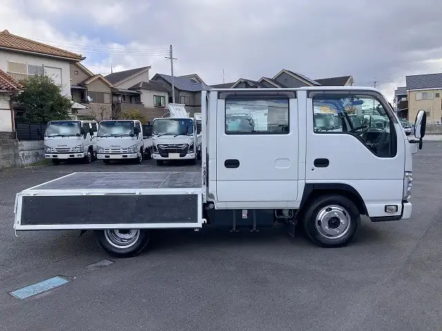 いすゞ エルフ 小型 平ボディ Wキャブ 2RG-NJR88Aの中古トラック画像7