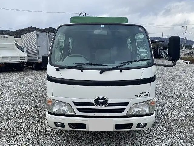 トヨタ ダイナ 小型 平ボディ Wキャブ 幌の中古トラック画像2
