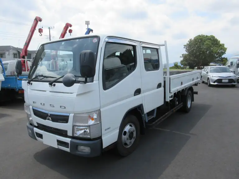 三菱 キャンター 小型 平ボディ Wキャブ TPG-FEA20｜画像1