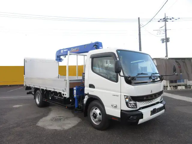 三菱 キャンター 小型 クレーン付 パワーゲート アルミブロックの中古トラック画像2