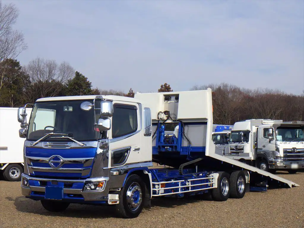 日野 レンジャー 中型/増トン 車両重機運搬 ラジコン ウインチの中古トラック画像1