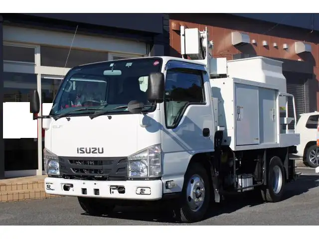 いすゞ エルフ 小型 高所・建柱車 高所作業車 の中古トラック画像1