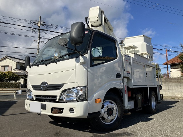 日野 デュトロ 小型 高所・建柱車 高所作業車 電工仕様｜画像1