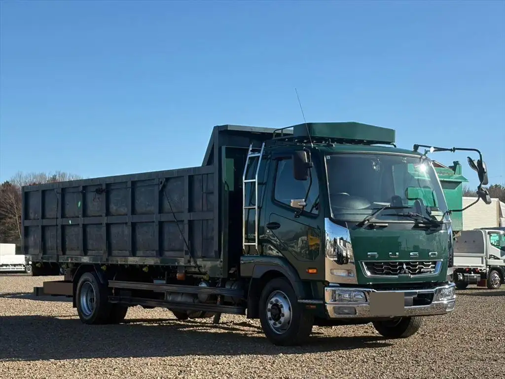 三菱 ファイター 中型/増トン 平ボディ ベッド 2KG-FK62FZの中古トラック画像2