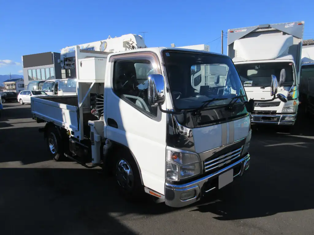 三菱 キャンター 小型 クレーン付 4段 フックインの中古トラック画像3