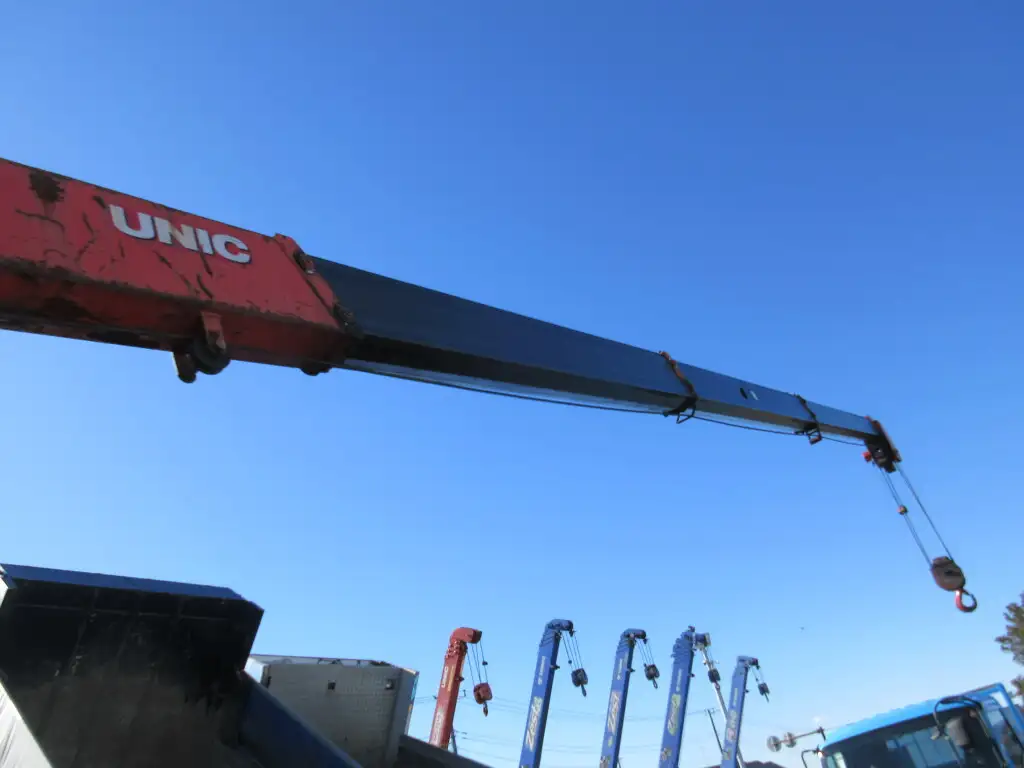 三菱 キャンター 小型 クレーン付 床鉄板 4段の中古トラック画像10