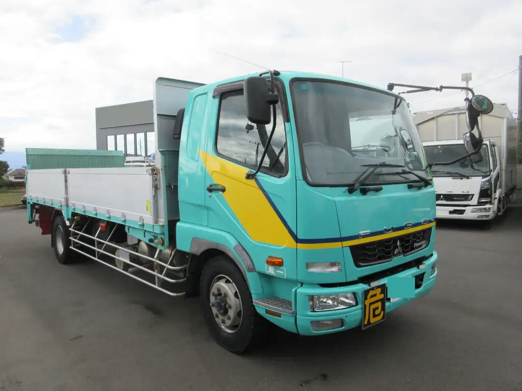 三菱 ファイター 中型/増トン 平ボディ パワーゲート 床鉄板の中古トラック画像2